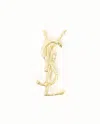 Saint Laurent Ysl Logo Brooch