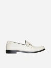 SAINT LAURENT YSL LOGO LEATHER LOAFERS