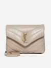SAINT LAURENT YSL LOGO LOULOU TOY SMALL LEATHER BAG