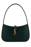 Saint Laurent Mini Structured Reptile Embossed Top Handle Handbag