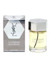 Saint Laurent Ysl Men's 3.3oz L'homme Eau De Toilette Spray