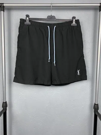 Pre-owned Saint Laurent Ysl Mens Nylon Shorts