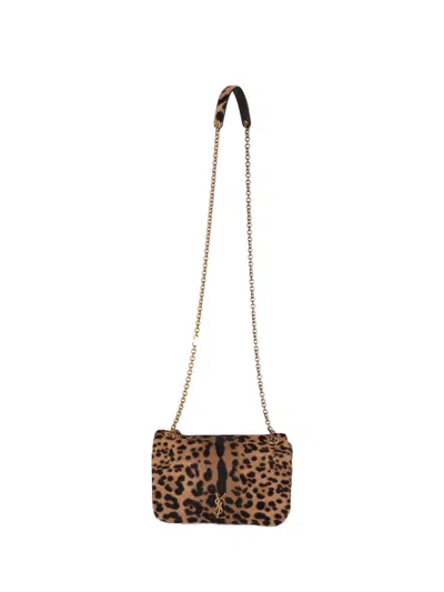 Saint Laurent Ysl Mini Jamie 4.3 W Pony Kama In Animal Print
