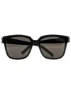 Saint Laurent Sunglasses Rectangular Frame Dark Lenses In Black
