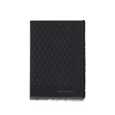 Saint Laurent Ysl Monogram Scarf