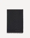 Saint Laurent Ysl Monogram Scarf In Black