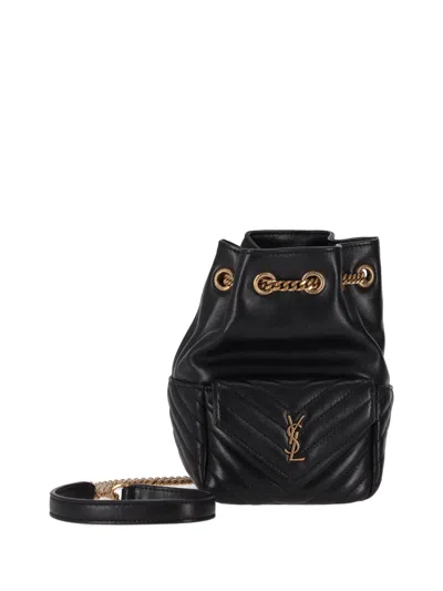 Saint Laurent Ysl Nano Bucket Mng Sintra Spo In Black