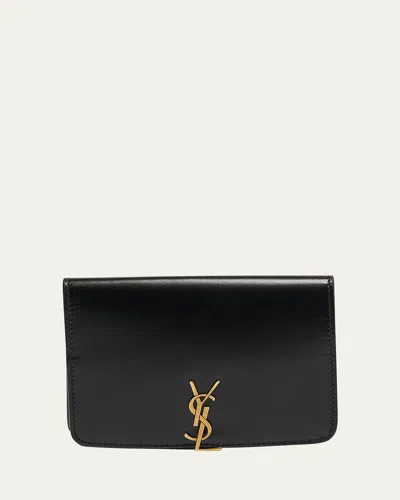 SAINT LAURENT YSL PASSPORT HOLDER IN CALFSKIN