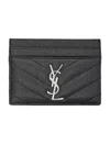 Saint Laurent Ysl Pcc Cardholder In Black