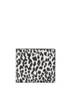 Saint Laurent Leopard Print Leather Wallet