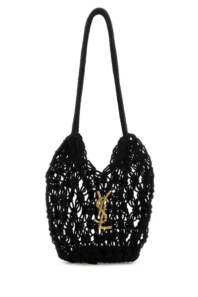 Saint Laurent Ysl Pw Hobo S Passam In Black