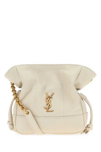 Saint Laurent Ysl Pw Mbag In Neutral