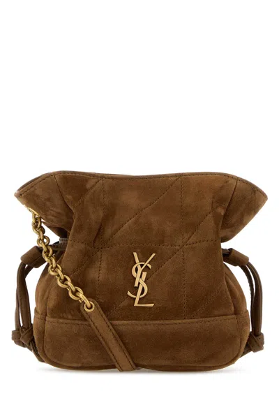 Saint Laurent Ysl Pw Mbag In Brown