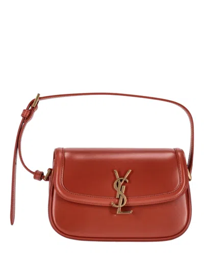 Saint Laurent Ysl Pw Mini Solfer Ultracalf S In Brown