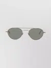 Saint Laurent Silver-silver-grey Metal Sunglasses
