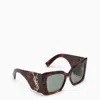 Saint Laurent Sl M119 Blaze Tortoiseshell Sunglasses In Hav Green