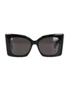 Saint Laurent Ysl Sl M119 Blaze Sunglasses In Black