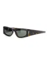 Saint Laurent 'ysl Sl M140' Brown Sunglasses With Cassandre In Tortoiseshell Acetate Woman In Brown