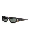 Saint Laurent Ysl Sl M140 Brown Sunglasses With Cassandre In Tortoiseshell Acetate Woman