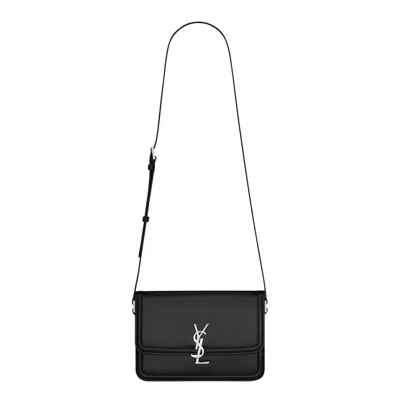 Pre-owned Saint Laurent Ysl Solferino Bag 'nero' | Black | Men's Size Onesize
