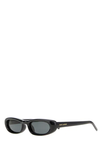Saint Laurent A003cx Cat-eye Acetate Sunglasses In Black