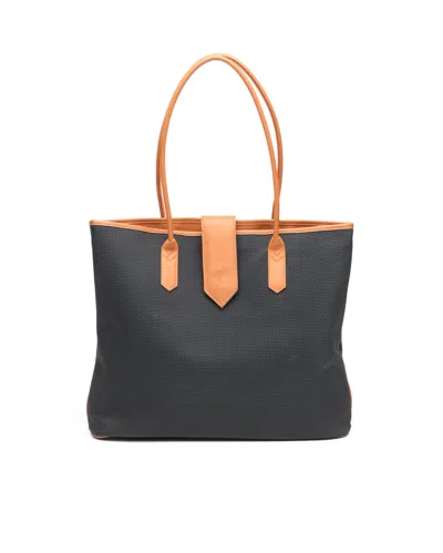 Saint Laurent Ysl Vintage Tote Bag In Black