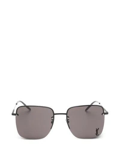 Saint Laurent Ysl-detail Sunglasses In Green