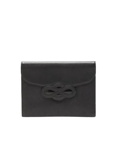 Saint Laurent Yves Clutch Bag In Red