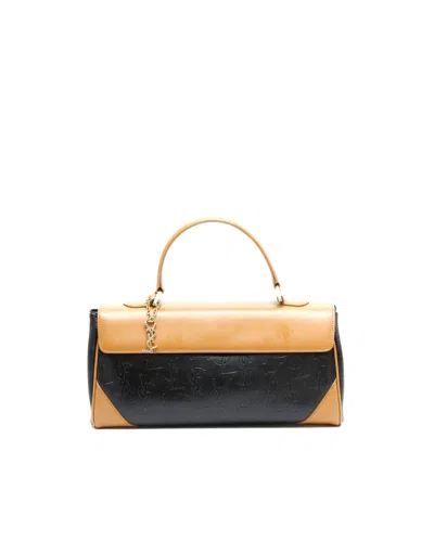 Saint Laurent Yves Flap Bag In Brown
