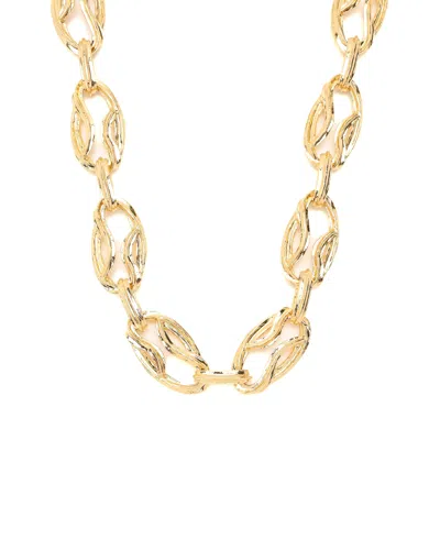 Saint Laurent Yves Necklace In Gold