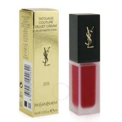 Saint Laurent Yves  - Tatouage Couture Velvet Cream Velvet Matte Stain - # 203 Rose Dissident  6ml/0.