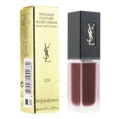 Saint Laurent Yves  - Tatouage Couture Velvet Cream Velvet Matte Stain - # 209 Anti-social Prune  6ml