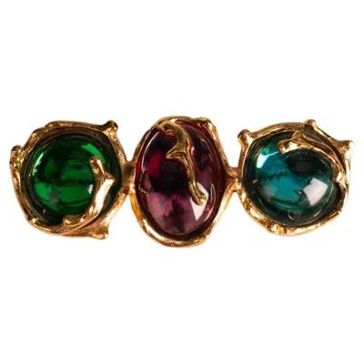 Pre-owned Saint Laurent Yves  Brooch By Yves  Circa 1990 In Multi