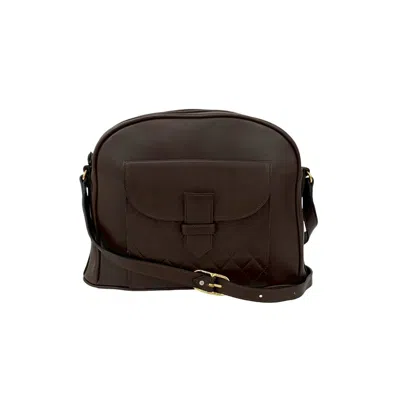Pre-owned Saint Laurent Yves  Brown Leather Pochette Shoulder Bag ()