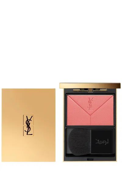 Saint Laurent Yves  Couture Blush In White
