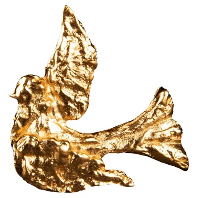 Pre-owned Saint Laurent Yves  'dove' Brooch By Yves  Cica 1988 In Multi