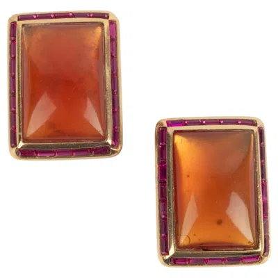 Pre-owned Saint Laurent Yves  Earrings In Multi