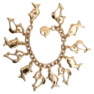Pre-owned Saint Laurent Yves  Fish-shaped Bracelet In Multi