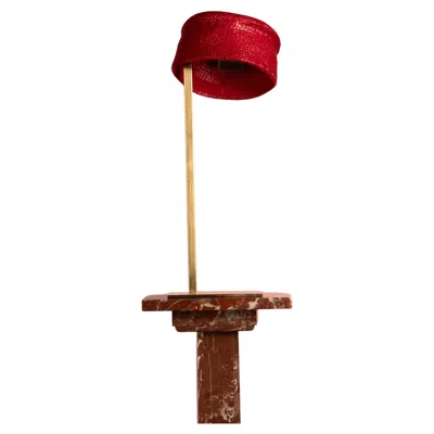 Pre-owned Saint Laurent Yves  Hat By Yves  Summer 1988 In Red