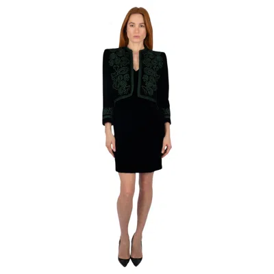 Pre-owned Saint Laurent Yves  Jacket Haute Couture Circa 1975 In Black