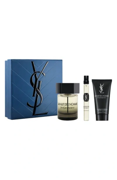Saint Laurent Yves  La Nuit De L'homme Eau De Toilette Gift Set $175 Value In Multi