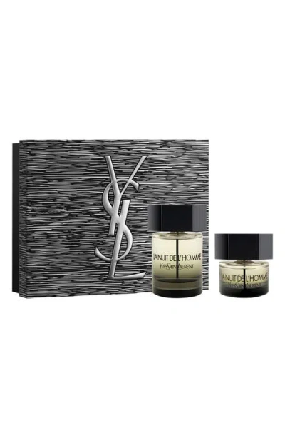 Saint Laurent Yves  La Nuit De L'homme Eau De Toilette Set In Transparent
