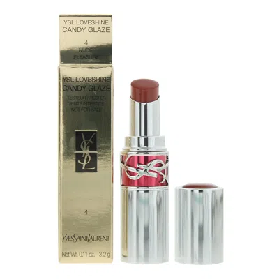 Saint Laurent Yves  Ladies Candy Glaze Lip Gloss Stick 0.11 oz (tester) 04 Nude Pleasure Makeup 49354