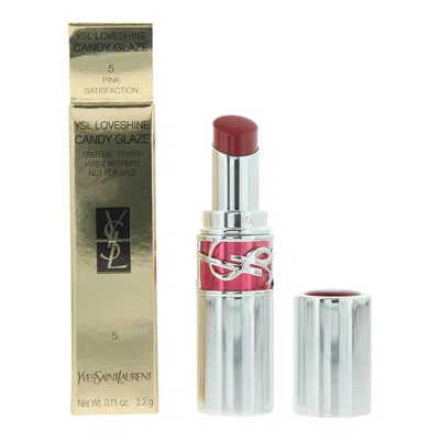Saint Laurent Yves  Ladies Candy Glaze Lip Gloss Stick 0.11 oz (tester) 05 Pink Satisfaction Makeup 4