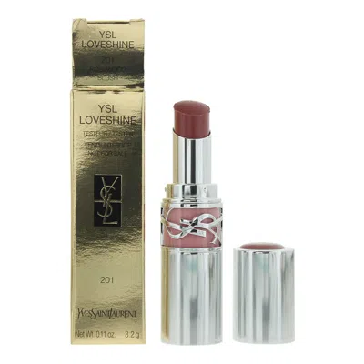 Saint Laurent Yves  Ladies Loveshine Lipstick 0.11 oz (tester) 201 Rosewood Blush Makeup 361427412800