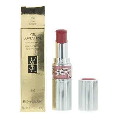 Saint Laurent Yves  Ladies Loveshine Lipstick 0.11 oz (tester) 209 Pink Desire Makeup 3614274128086