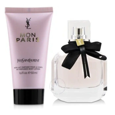 Saint Laurent Yves  Ladies Mon Paris Gift Set Fragrances 3660732086658 In Orange / White
