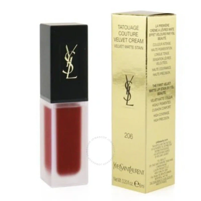 Saint Laurent Yves  Ladies Tatouage Couture Velvet Cream Liquid Lipstick 206 Makeup 3614272942653