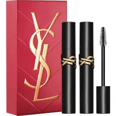 Saint Laurent Yves  Lash Clash Extreme Volume Mascara Duo $72 Value In Transparent