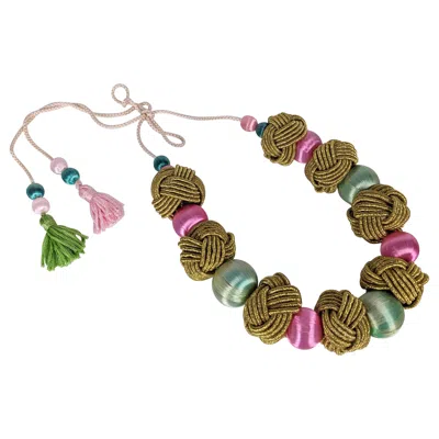 Pre-owned Saint Laurent Yves  Lavish Haute Couture Passementerie Necklace Fw 1977 In Multi